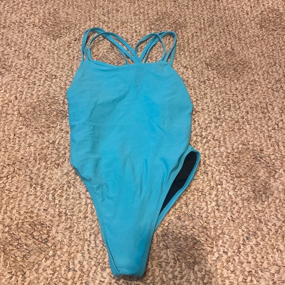 Teal Jolyn Bathing Suit - Picture 1 of 3